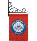 Proud Grandparent Coastie - Military Americana Vertical Impressions Decorative Flags HG108553 Made In USA