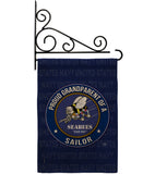 Seabees Proud Grandparent Sailor - Military Americana Vertical Impressions Decorative Flags HG108557 Made In USA