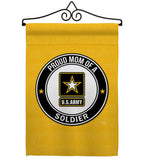 Proud Mom Soldier - Military Americana Vertical Impressions Decorative Flags HG108569 Made In USA