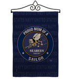 Seabees Proud Mom Sailor - Military Americana Vertical Impressions Decorative Flags HG108575 Made In USA