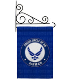 Proud Uncle Airman - Military Americana Vertical Impressions Decorative Flags HG108595 Made In USA