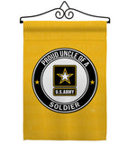 Proud Uncle Soldier - Military Americana Vertical Impressions Decorative Flags HG108596 Made In USA