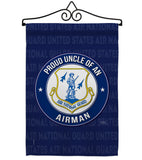 Air Force Proud Uncle Airman - Military Americana Vertical Impressions Decorative Flags HG108597 Made In USA