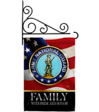 US Army National Guard Family Honor - Military Americana Vertical Impressions Decorative Flags HG108617 Made In USA