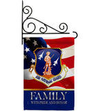 US Air National Guard Family Honor - Military Americana Vertical Impressions Decorative Flags HG108618 Made In USA