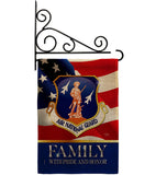 US Air National Guard Family Honor - Military Americana Vertical Impressions Decorative Flags HG108618 Made In USA