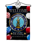 Welcome Home Army National Guard - Military Americana Vertical Impressions Decorative Flags HG108631 Made In USA