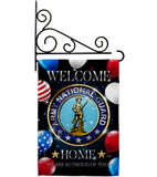 Welcome Home Army National Guard - Military Americana Vertical Impressions Decorative Flags HG108631 Made In USA