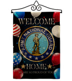 Welcome Home Army National Guard - Military Americana Vertical Impressions Decorative Flags HG108631 Made In USA