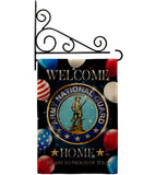 Welcome Home Army National Guard - Military Americana Vertical Impressions Decorative Flags HG108631 Made In USA