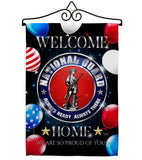 Welcome Home National Guard - Military Americana Vertical Impressions Decorative Flags HG108633 Made In USA