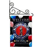 Welcome Home National Guard - Military Americana Vertical Impressions Decorative Flags HG108633 Made In USA