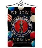 Welcome Home National Guard - Military Americana Vertical Impressions Decorative Flags HG108633 Made In USA