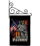 The Patriot - Military Americana Vertical Impressions Decorative Flags HG108639 Made In USA