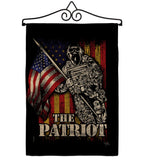 The Patriot - Military Americana Vertical Impressions Decorative Flags HG108639 Made In USA