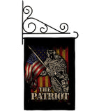 The Patriot - Military Americana Vertical Impressions Decorative Flags HG108639 Made In USA