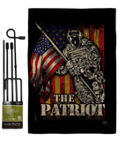 The Patriot - Military Americana Vertical Impressions Decorative Flags HG108639 Made In USA