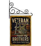 Veteran Brothers - Military Americana Vertical Impressions Decorative Flags HG108640 Made In USA
