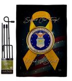 Support Air Force - Military Americana Vertical Impressions Decorative Flags HG108647 Made In USA