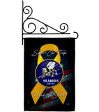 Support Seabees - Military Americana Vertical Impressions Decorative Flags HG108652 Made In USA