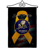 Support Seabees - Military Americana Vertical Impressions Decorative Flags HG108652 Made In USA