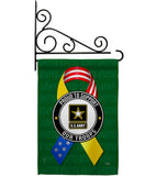 Support Army Troops - Military Americana Vertical Impressions Decorative Flags HG108654 Made In USA