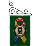 Support Army Troops - Military Americana Vertical Impressions Decorative Flags HG108654 Made In USA