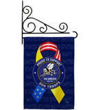 Support Seabees Troops - Military Americana Vertical Impressions Decorative Flags HG108656 Made In USA