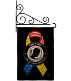 Support POW MIA Troops - Military Americana Vertical Impressions Decorative Flags HG108663 Made In USA