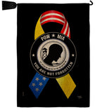 Support POW MIA Troops - Military Americana Vertical Impressions Decorative Flags HG108663 Made In USA