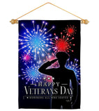 Honoring Who Served - Military Americana Vertical Impressions Decorative Flags HG108668 Made In USA