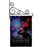 Honoring Who Served - Military Americana Vertical Impressions Decorative Flags HG108668 Made In USA