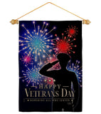 Honoring Who Served - Military Americana Vertical Impressions Decorative Flags HG108668 Made In USA