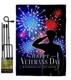 Honoring Who Served - Military Americana Vertical Impressions Decorative Flags HG108668 Made In USA