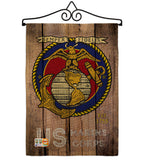 US Marine Corps - Military Americana Vertical Impressions Decorative Flags HG137083 Made In USA