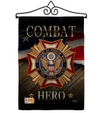 Veterans Hero - Military Americana Vertical Impressions Decorative Flags HG137166 Made In USA