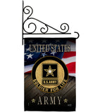 US Army Soldier for Life - Military Americana Vertical Impressions Decorative Flags HG137170 Made In USA