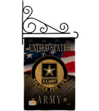 US Army Soldier for Life - Military Americana Vertical Impressions Decorative Flags HG137170 Made In USA