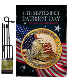 Patriot Day 911 - Military Americana Vertical Impressions Decorative Flags HG137288 Made In USA