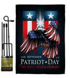 911 Patriot Day - Military Americana Vertical Impressions Decorative Flags HG137289 Made In USA