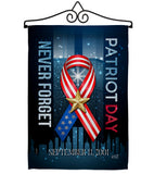 911 Never Forget - Military Americana Vertical Impressions Decorative Flags HG137290 Made In USA