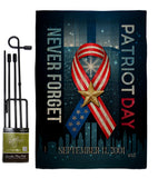 911 Never Forget - Military Americana Vertical Impressions Decorative Flags HG137290 Made In USA