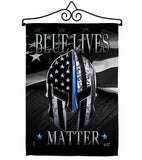 Blue Live Matter - Military Americana Vertical Impressions Decorative Flags HG137293 Made In USA