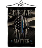 Blue Live Matter - Military Americana Vertical Impressions Decorative Flags HG137293 Made In USA