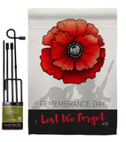 Remembrance Day - Military Americana Vertical Impressions Decorative Flags HG137384 Made In USA