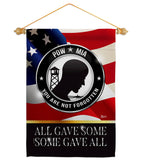 Not Forgotten POW MIA - Military Americana Vertical Impressions Decorative Flags HG140000 Made In USA