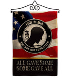 Not Forgotten POW MIA - Military Americana Vertical Impressions Decorative Flags HG140000 Made In USA