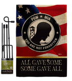 Not Forgotten POW MIA - Military Americana Vertical Impressions Decorative Flags HG140000 Made In USA