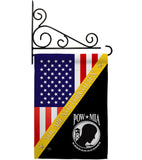 You Not Forgotten - Military Americana Vertical Impressions Decorative Flags HG140014 Made In USA