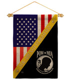 You Not Forgotten - Military Americana Vertical Impressions Decorative Flags HG140014 Made In USA